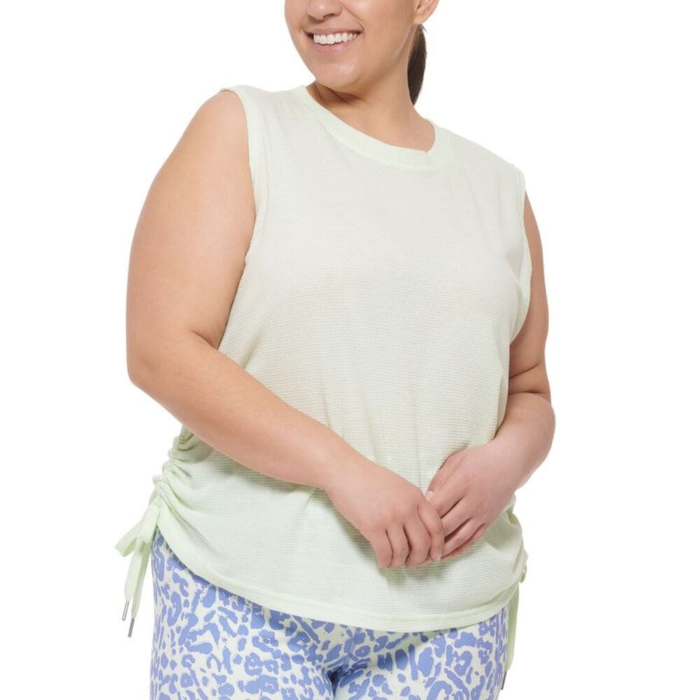 Calvin Klein Performance Plus Size Tie Hem Tank Top